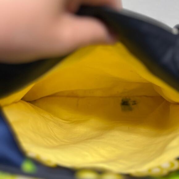 Petunia Pickle Bottom diaper bag in yellow/ green bag/backpack Sashay Satchel - Picture 8 of 10